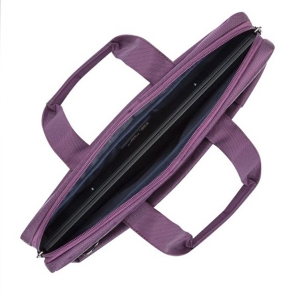 Rivacase Purple Laptop Bag/Crossbody - Picture 3 of 7